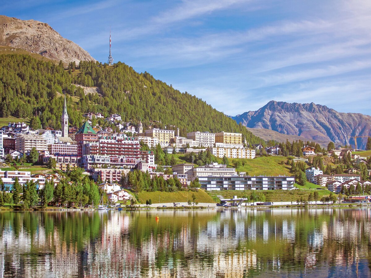 Blick auf St. Moritz mit See im Vordergrund | © Shutterstock 197671