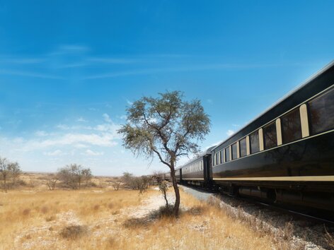 African Explorer vu de l'extérieur dans un paysage africain | © Julia Nieratschker