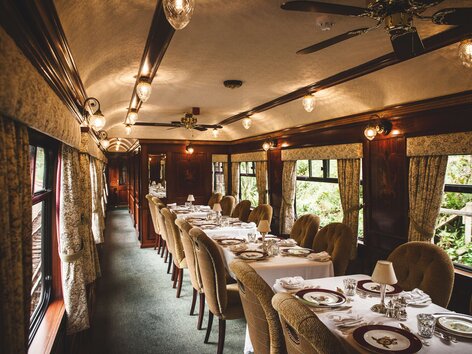 Voiture-restaurant Royal Scotsman | © Belmond