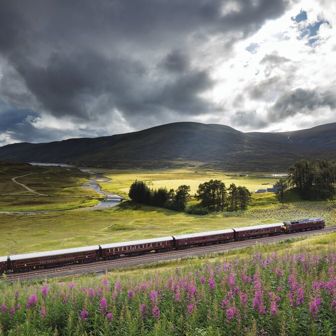 Le Royal Scotsman dans les Highlands | © Belmond  l  David Noton