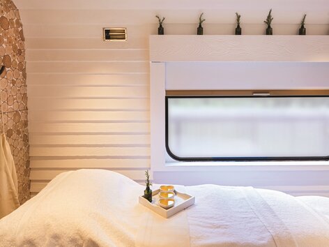 Voiture Spa Royal Scotsman | © Belmond
