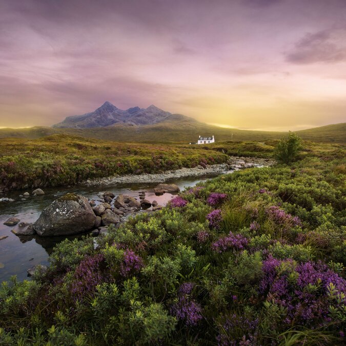 Paysage dans les Highlands écossais