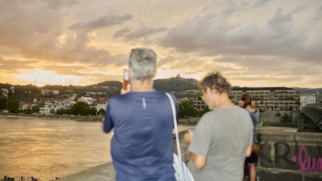 Linz_Ausblick von Nibelungenbrücke | &copy; Linz Tourismus_Martin Stoebich