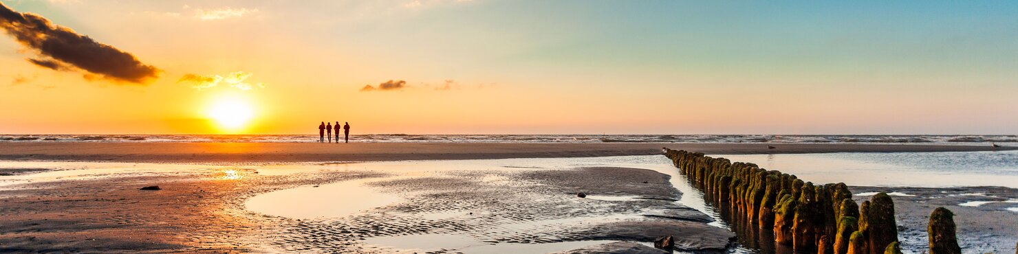 Nordernay Sonnenuntergang im Watt | © Janis Meyer railtour_Nordsee Ferien | © Janis Meyer