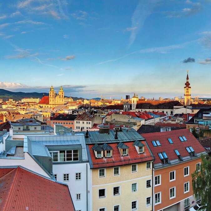 Linz von oben | © Linz Tourismus / Johann Steininger