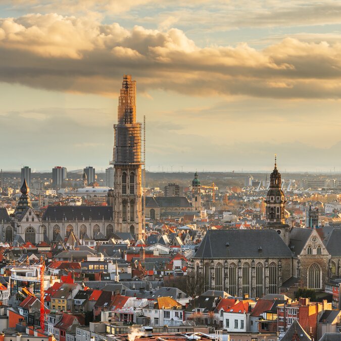 Anvers vue d'en haut | © Shutterstock 2065956191