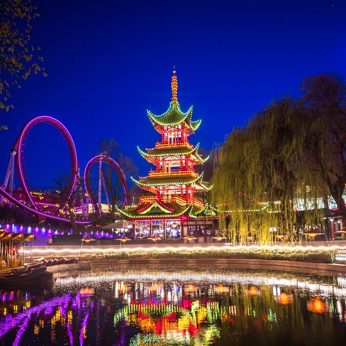 Tivoli Gardens in Kopenhagen, Dänemark | © Shutterstock 2126560100