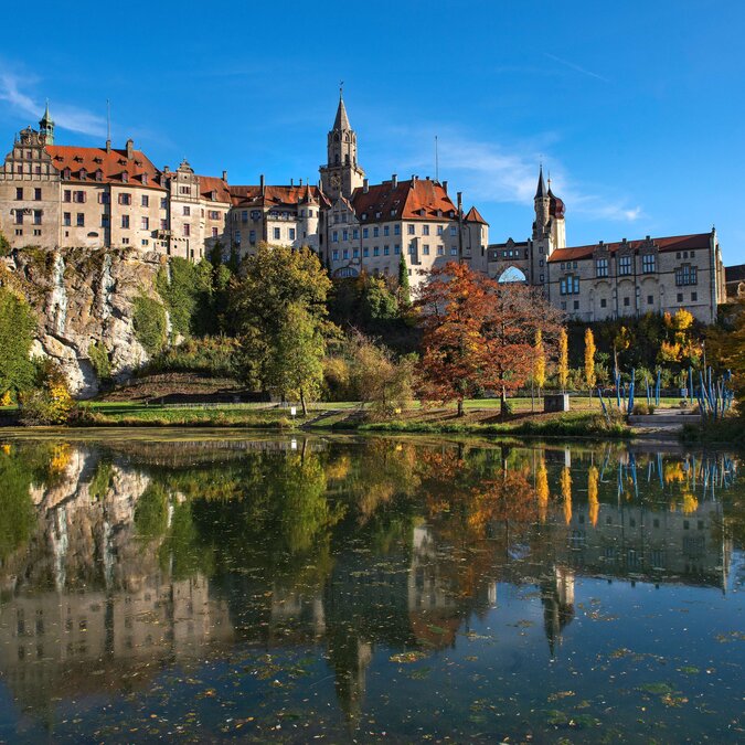 Das Schloss Sigmaringen an der Donau  | © Shutterstock 1821664130