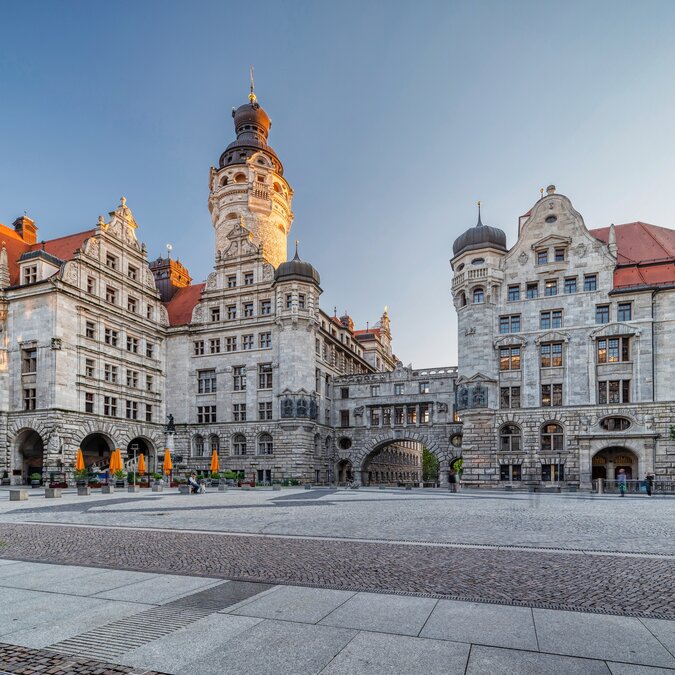 Town Hall Square in Leipzig | © shutterstock_2504282561