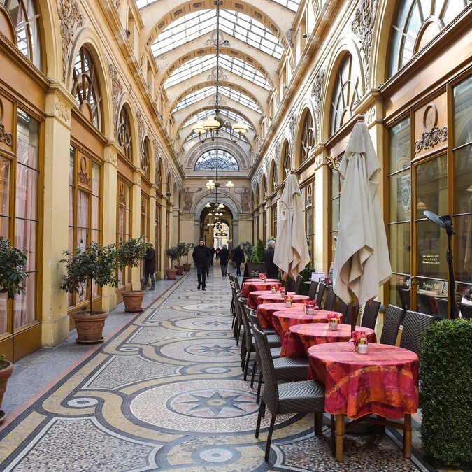 A covered passage in Paris