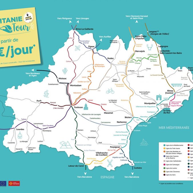 Verbindung öffentlicher Verkehr | © tourisme occitanie