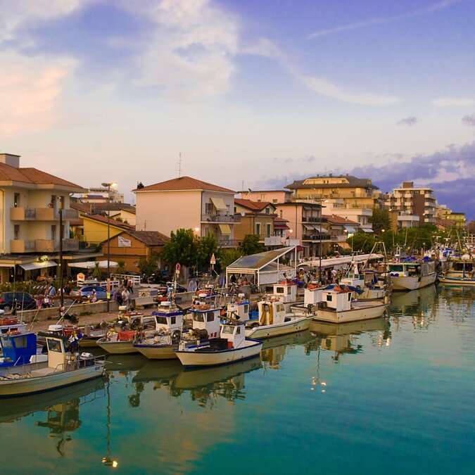 Igea Marina Bellaria at sunset | © Shutterstock 78236737