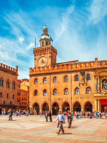 Italien Piazza Maggiore in Bologna | © Shutterstock 487645165