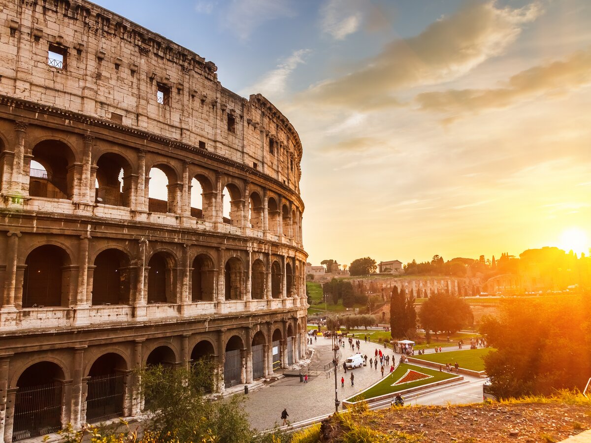Kolosseum bei Sonnenuntergang | © Shutterstock 107102642