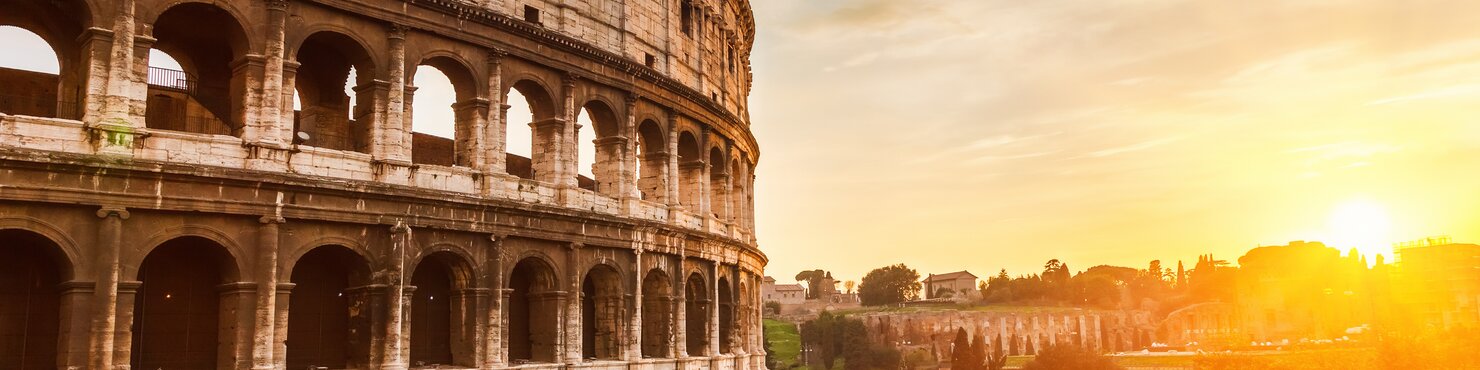 Kolosseum bei Sonnenuntergang | © Shutterstock 107102642