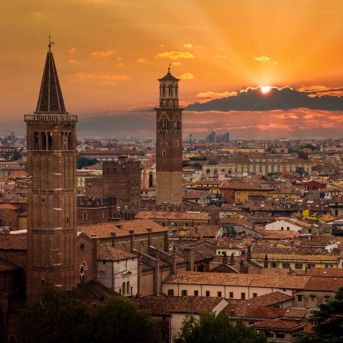Stadtzentrum Verona | © Shutterstock 1581649885