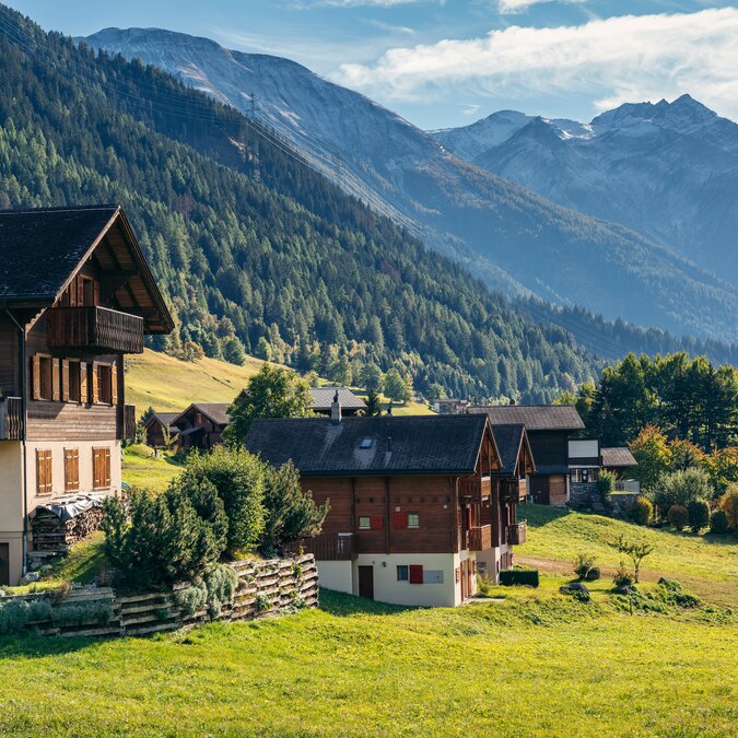 Valais mountain village