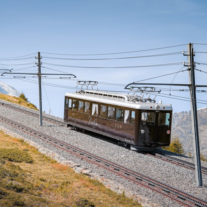 NostalChic Wagon am Gornergrat | © Gornergrat Bahn