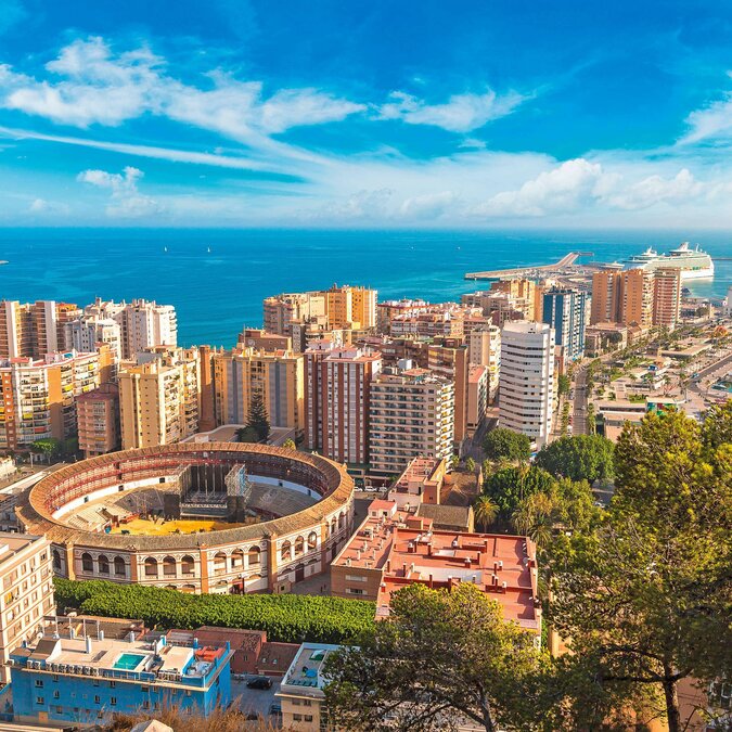 Vue panoramique de Malaga | © Shutterstock 573139261